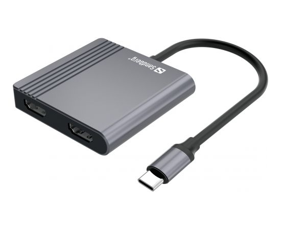 Sandberg 136-44 USB-C Dock 2xHDMI+USB+PD