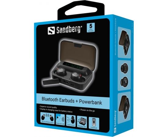 Sandberg 126-38 Bluetooth Earbuds + Powerbank