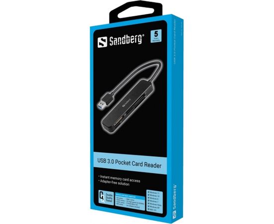 Sandberg 134-32 USB 3.0 Pocket Card Reader