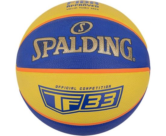 Spalding TF-33 Official Ball 84352Z Size6 Basketbola bumba