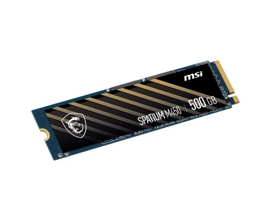 MSI SPATIUM M450 PCIe 4.0 NVMe M.2 500GB PCI Express 4.0 3D NAND