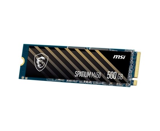 MSI SPATIUM M450 PCIe 4.0 NVMe M.2 500GB PCI Express 4.0 3D NAND