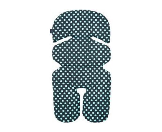 Ieliktnis autosēdeklim nr.1 grey/turquoise spots Womar PWF-023 Autokrēslu aksesuāri