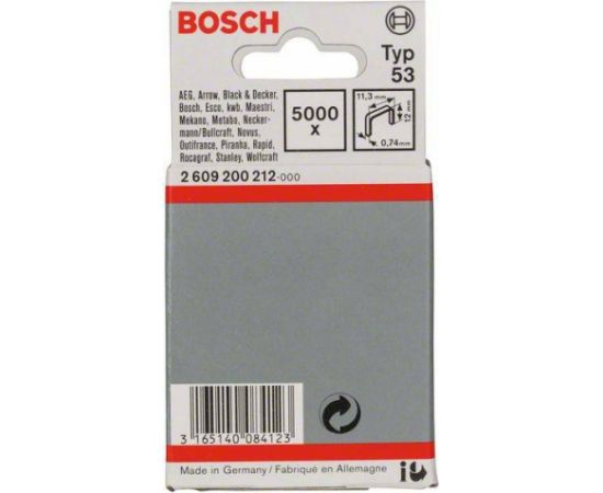 Skavas Bosch 2609200212; 11,4x12 mm; 5000 gab.; tips 53