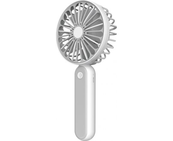 Platinet rechargeable fan 1200mAh, white/grey (45246)