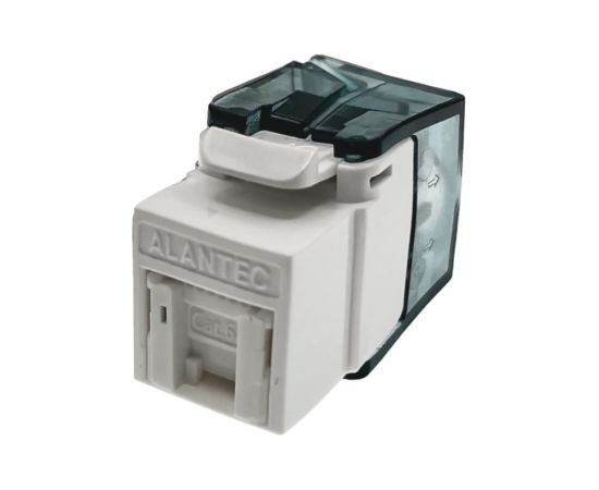 A-lan Alantec-Moduł keystone RJ45 beznarzędziowy UTP kat.6 - badanie jakości INTERTEK (USA) - PODWYŻSZONE PARAMETRY TRANSMISYJNE