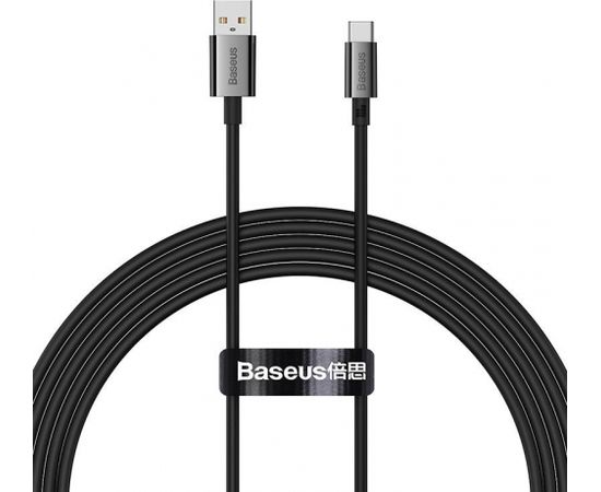 Cable USB do USB-C Baseus Superior 100W 2m (black)