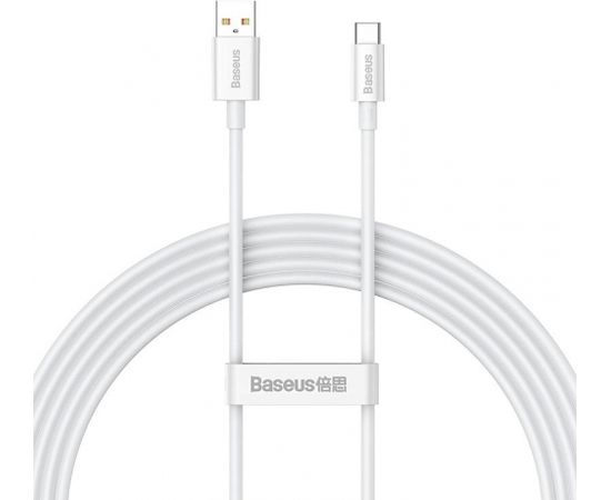 Cable USB do USB-C Baseus Superior 100W 2m (white)
