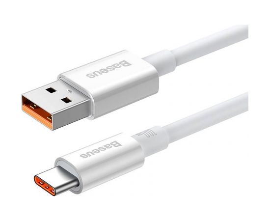 Cable USB do USB-C Baseus Superior 100W 0.25m (white)