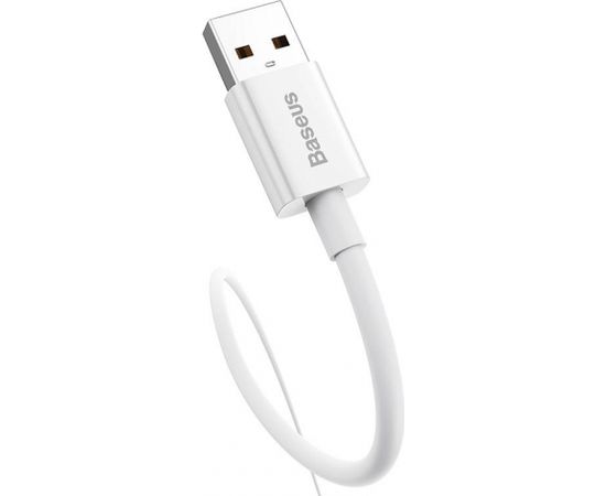 Cable USB do USB-C Baseus Superior 100W 0.25m (white)