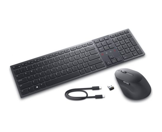 Dell Premier Collaboration Keyboard and Mouse KM900 Wireless, US, USB-A, Graphite