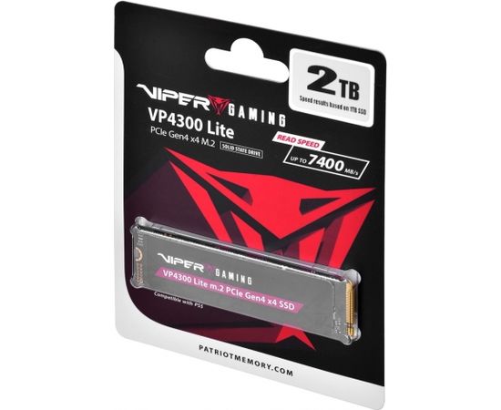 Patriot Viper VP4300L M.2 PCI-Ex4 NVMe 2TB 7.2 / 6.