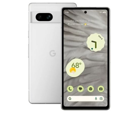 Google Pixel 7a 15.5 cm (6.1") Dual SIM Android 13 5G USB Type-C 8 GB 128 GB 4385 mAh White Мобильные телефоны
