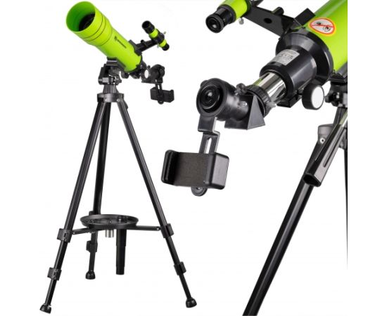 Телескоп-рефрактор BRESSER JUNIOR 70/400 с рюкзаком, зеленый