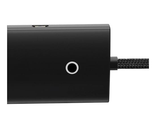 HUB  Adapter 4-Port USB-C Baseus OS-Lite 25cm (Black)