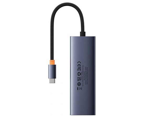 4in1 Hub Baseus  UltraJoy USB-C do 3x USB 3.0 + RJ45 (space grey)