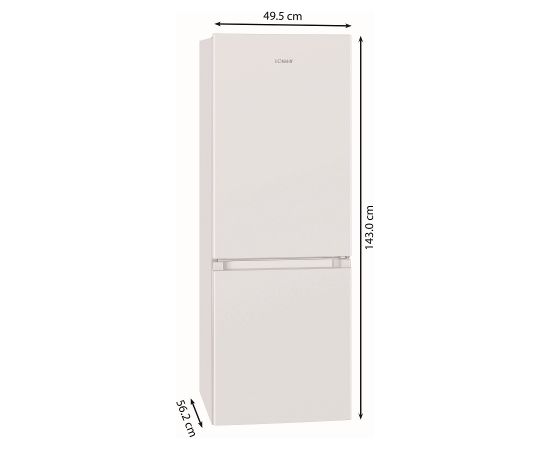 Bomann KG322.1W White Ledusskapis 143cm