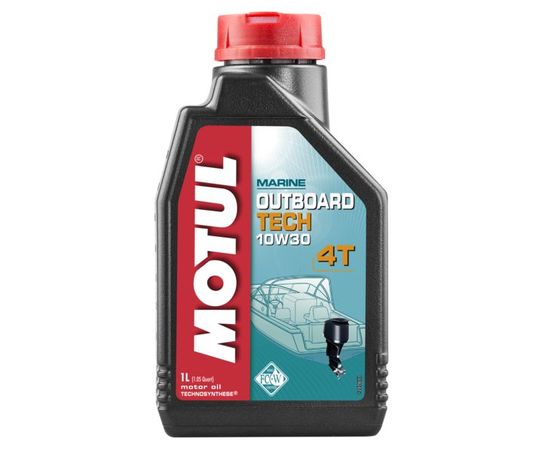 MOTUL Outboard Tech 4T 10W30 1L Laivas dzi.eļļa SJ/SG,NMMA FC-W