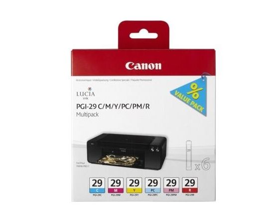 Ink Cartridge Canon PGI29 CMY/PC/PM/R MultiPack | Pixma PRO-1