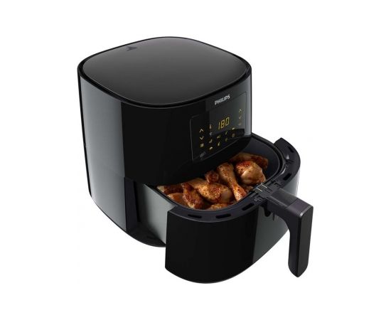 Philips Essential HD9280/70 fryer Single 6.2 L 2000 W Deep fryer Black, Silver