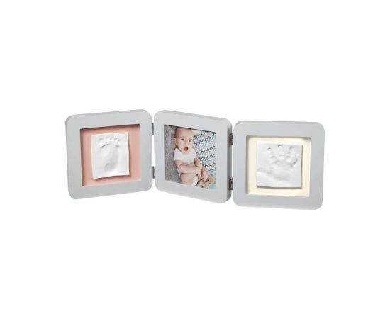 Baby Art Hand and Foot Print  Art.3601095300  Рамочка тройная  для изготовления слепка купить по выгодной цене в BabyStore.lv