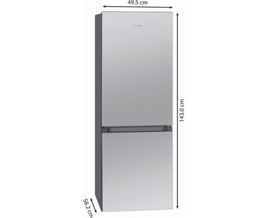 Fridge Bomann KG322.1iX, inox