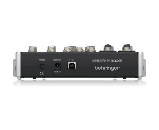 Behringer 802S - 8-kanałowy kompaktowy mikser analogowy z interfejsem USB zaprojektowany specjalnie do obsługi podcastów, streamowania oraz nagrywania w domu
