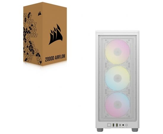 Corsair 2000D RGB Airflow Small Form Factor (SFF) White