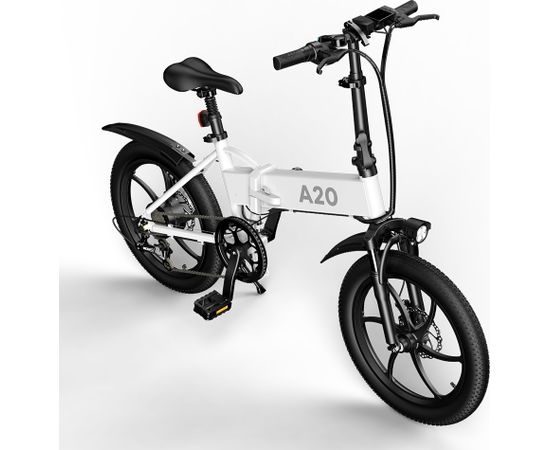 Электрический велосипед ADO A20+, белый