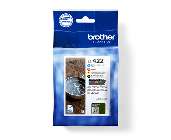 BROTHER LC422XLY HY INK FOR BH19M/B