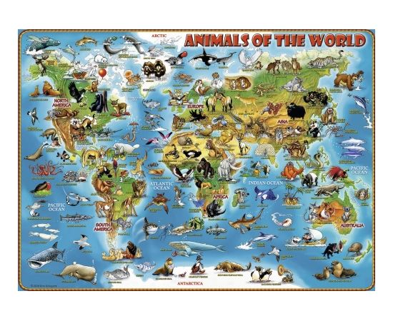 RAVENSBURGER puzzle Animals of the world, 300psc., 13257