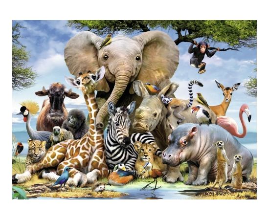 RAVENSBURGER puzle African friends 300p, 13075