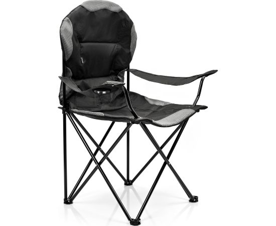 Meteor Sedia tūristu krēsls melns