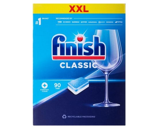 FINISH Tabletki Classic 90 Regularne Tīrīšanas un Ķīmiskie līdzekļi