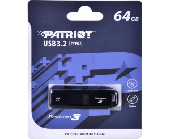 Patriot PARTIOT FLASHDRIVE Xporter 3 64GB Type A USB3.2