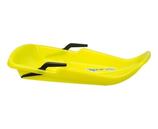 Nijdam PLASTIC SLEDGE WITH BRAKE - LIME