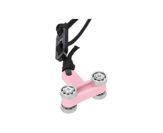 Vingrošanas aplis ar atsvaru HHW02 HULA HOP LIGHT PINK WITH WEIGHT HMS