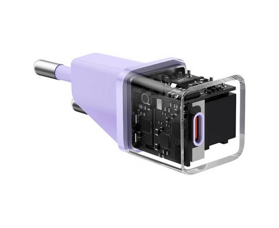 Mini wall charger Baseus GaN5 20W (purple)