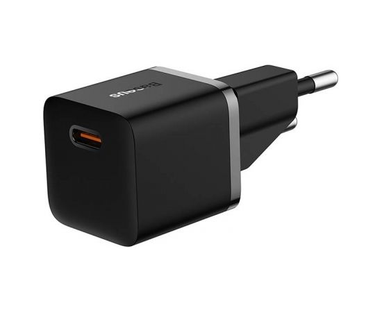 Mini wall charger Baseus GaN5 20W (black)