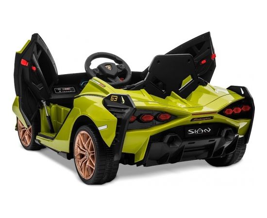 Leggodt Lamborghini Sian 12V elektroauto, zaļš