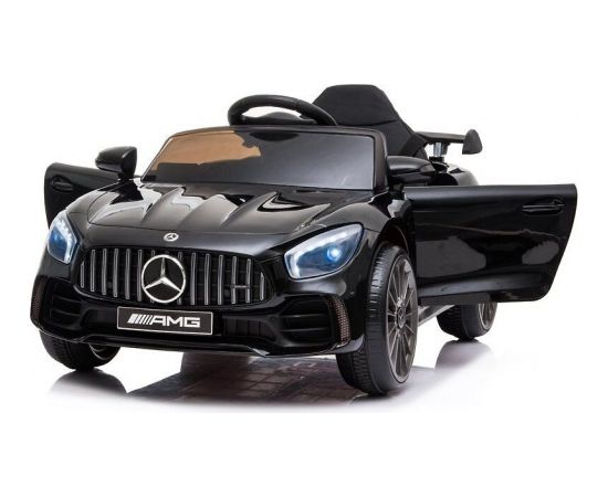 Leggodt Mercedes Benz GTR AMG 12V elektroauto, melns