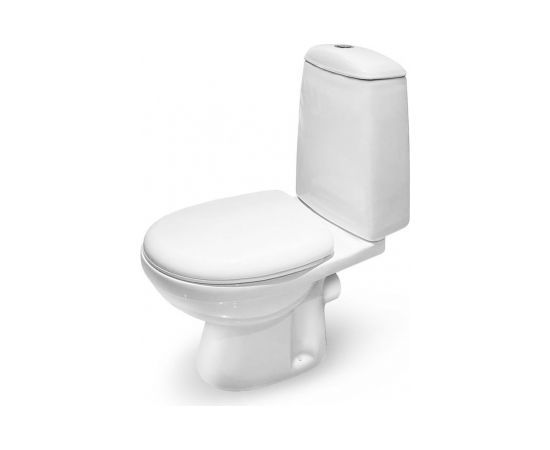 WC pods Vento Eland ar horizonālo izvādu, 3/6l, ar PP Soft Close vāku, ūdens padeve no apakšas