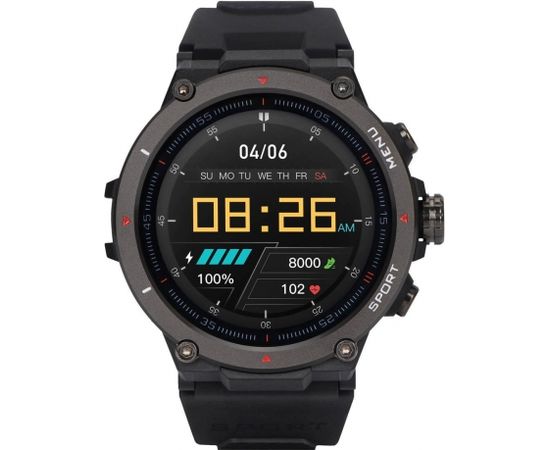 Garett Smartwatch GRS Pro Vīriešu viedpulkstenis IPS / Bluetooth / IP68 / GPS / SMS