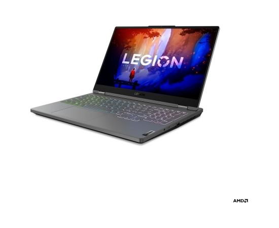 Lenovo Legion 5 6800H Notebook 39.6 cm (15.6") Full HD AMD Ryzen™ 7 16 GB DDR5-SDRAM 512 GB SSD NVIDIA GeForce RTX 3050 Wi-Fi 6E (802.11ax) Grey