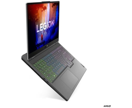 Lenovo Legion 5 6800H Notebook 39.6 cm (15.6") Full HD AMD Ryzen™ 7 16 GB DDR5-SDRAM 512 GB SSD NVIDIA GeForce RTX 3050 Wi-Fi 6E (802.11ax) Grey