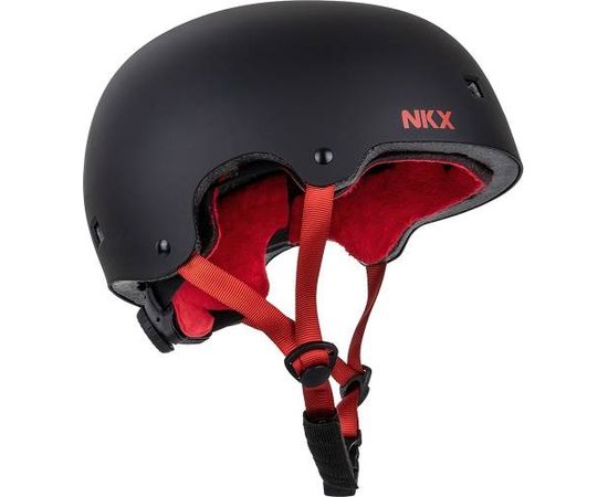 Aizsargķivere NKX Brain Saver Black Red - S izmērs