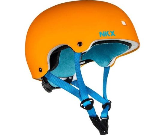 Aizsargķivere NKX Brain Saver Orange Blue - S izmērs