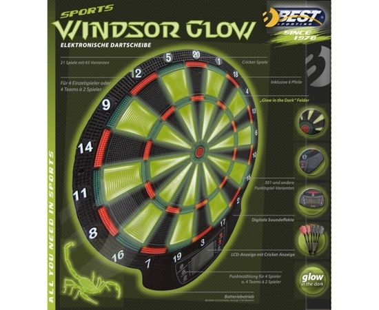 Šautriņu mērķis Windsor Best Sporting Glow In The DarK