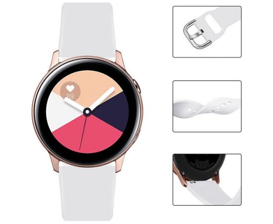 Fusion TYS siksniņa Samsung Galaxy Watch 46mm | 22mm melns