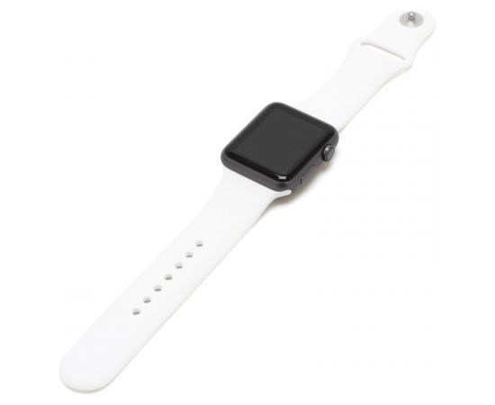 Ремешок для часов Fusion Silicone для Apple Watch 8 | 7 | 6 | 5 | 4 | 3 | 2 | SE (45 | 44 | 42mm) белый